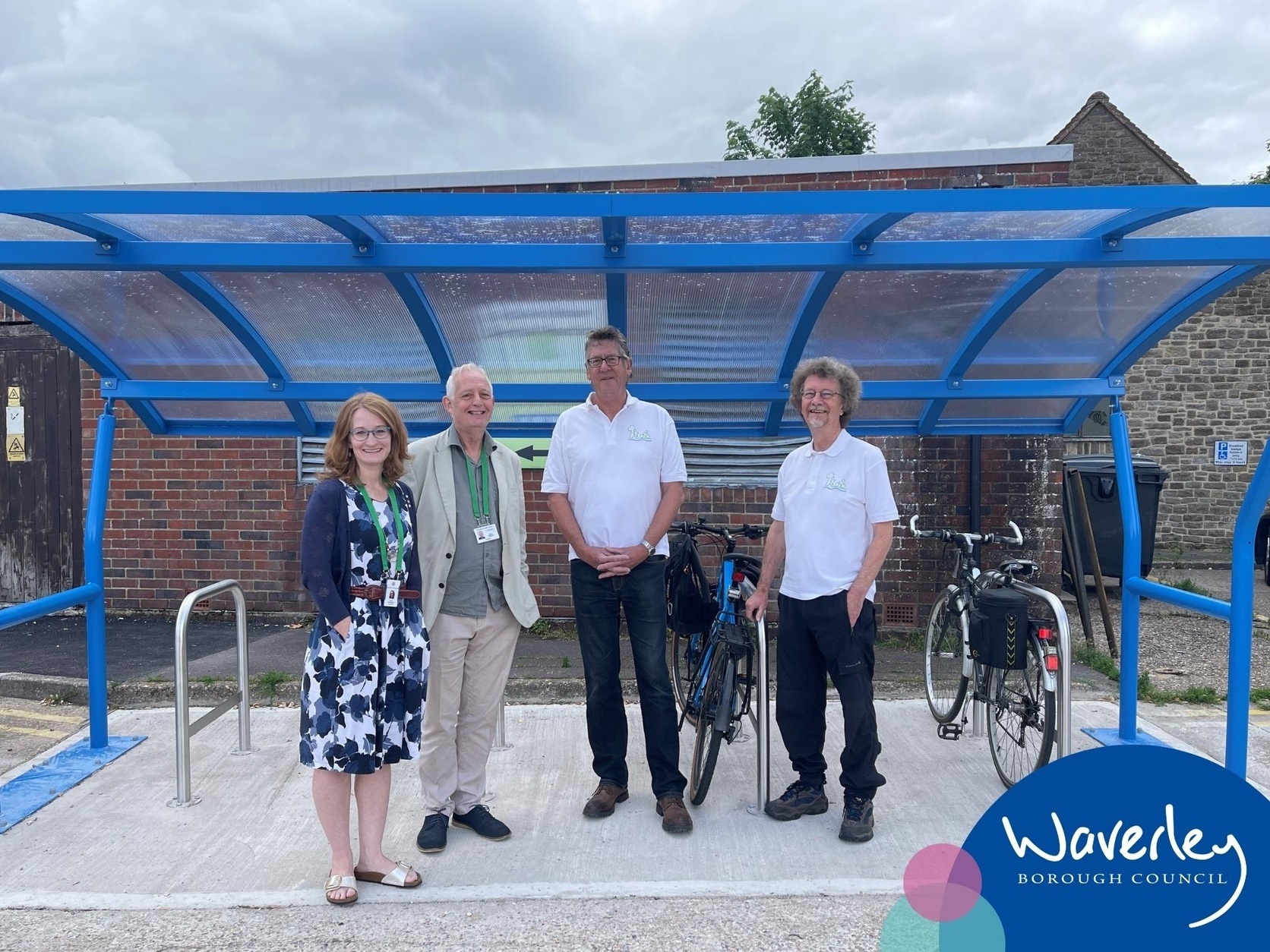 Waverley deliver Cycle Shelters